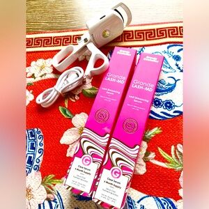 2 Grande Lash Serum (Full Size-6 month supply) + Heated Lash Curler